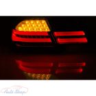 BMW 3-as széria E92 Coupé Pre LCI LED-es hátsó lámpák (2006.09.-2010.03.) modellekhez, füst/piros