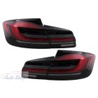 BMW F10  Piros fekete LED BAR Hátsó lámpa szett dinamikus szekvenciális kanyarodófény-frissítéssel LCI G30-ra 2010-2017