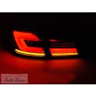 BMW F10  Piros fekete LED BAR Hátsó lámpa szett dinamikus szekvenciális kanyarodófény-frissítéssel LCI G30-ra 2010-2017