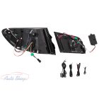 BMW F10  Piros fekete LED BAR Hátsó lámpa szett dinamikus szekvenciális kanyarodófény-frissítéssel LCI G30-ra 2010-2017