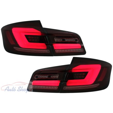 BMW F10 10-16 Piros füstös LED BAR Hátsó lámpa szett