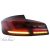 BMW F10 10-16 Piros füstös LED BAR Hátsó lámpa szett
