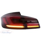 BMW F10 10-16 Piros füstös LED BAR Hátsó lámpa szett