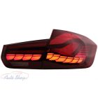 BMW F30 Pre LCI és LCI (2011-2019) F35 F80 OLED Füst / Red , dinamikus szekvenciális kanyarodó lámpával . M4 Desing