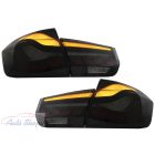 BMW F30 Pre LCI és LCI (2011-2019) F35 F80 OLED Füst / Red , dinamikus szekvenciális kanyarodó lámpával . M4 Desing