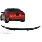  BMW 3 Széria  F30 ,F80 (2011-2019) M4 Style , Design Fényes fekete csomagtér spoiler . 