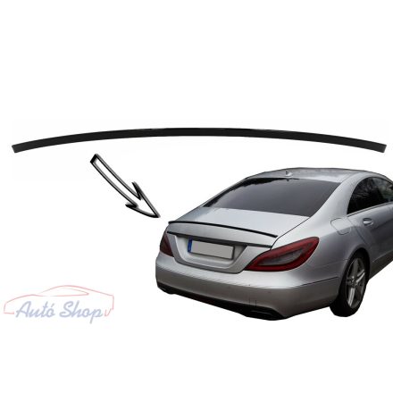 Mercedes Benz W218 C218 CLS-osztály AMG stílusú lakkozott fekete csomagtartó spoiler