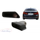 BMW 5 Széria G30,G31,G38 ,  6 Széria  G32 (2016-2020) M-Tech , M-Packet  Black Sport Performance Kipufogó vég