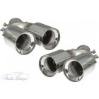 BMW 5 Széria G30,G31,G38 ,  6 Széria  G32 (2016-2020) 540i Design Króm  Kipufogó vég