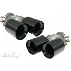 BMW 5 Széria G30,G31,G38 ,  6 Széria  G32 (2016-2020) 540i Design Black  Kipufogóvég