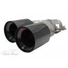 BMW 5 Széria G30,G31,G38 ,  6 Széria  G32 (2016-2020) 540i Design Black  Kipufogóvég