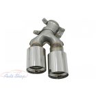 BMW 5 Széria G30,G31,G38 ,  6 Széria  G32 (2016-2020) 540i Design Króm  Kipufogó vég