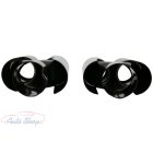 BMW AC SCHNITZER STYLE DUPLA FÉNYES FEKETE KIPUFOGÓVÉG 