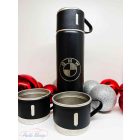 BMW Termosz , rozsdamentes acél termosz  pohárral Motorsport termobögre minőségi termék 