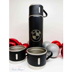   BMW Termosz , rozsdamentes acél termosz  pohárral Motorsport termobögre minőségi termék 