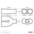 UNIVERZÁLIS DUPLA POLÍROZOTT KIPUFOGÓVÉG REMUS STYLE 