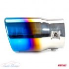 UNIVERZÁLIS ÉGETETT KRÓM KIPUFOGÓVÉG