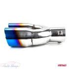 UNIVERZÁLIS DUPLA ÉGETETT KRÓM KIPUFOGÓVÉG M STYLE