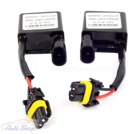XENON CANBUS RENDSZER DEKODOLÓ H1, H3, H3C, H4, H7, H8, H9, H10, H11, H13, 9004, 9005, 9006, 9007, 880, 881. 
