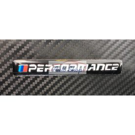 BMW M PERFORMANCE  ALUMÍNIUM EMBLÉMA 
