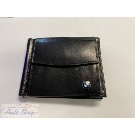 BMW bőr irattartó pénz csipesszel