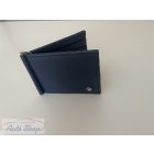 BMW bőr kék irattartó pénz csipesszel