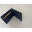 BMW bőr kék irattartó pénz csipesszel