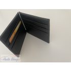 BMW bőr fekete irattartó pénz csipesszel