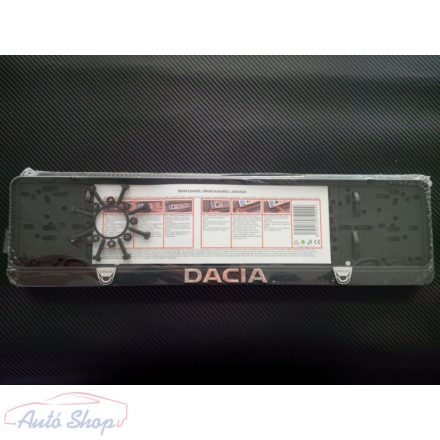 Dacia  3D rendszámtábla tartó