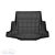 BMW E87 5ajtós fekete műanyag - gumi csomagtértálca