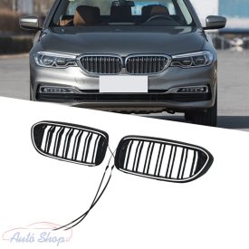   BMW G30/G31 LEDES Fényes Fekete Hűtőrács  M-Performance Led Design M-Power 2016-2020