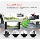 Autós kamera 4K UHD felvétellel, autós kamera DVR, éjjellátó videorögzítő, beépített Wi-Fi, GPS, 24 órás parkolás funkcióval  64gb éjjellátó tolatókamera