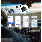 Autós kamera 4K UHD felvétellel, autós kamera DVR, éjjellátó videorögzítő, beépített Wi-Fi, GPS, 24 órás parkolás funkcióval  64gb éjjellátó tolatókamera