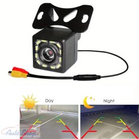   Éjjellátó 12 LED-es Autós HD CCD Első Nézet Szögletű Hátsó Kamera RV Parkolási Segéd, Parkolási segítség,Hátsó látási rendszer,Nagyfelbontású