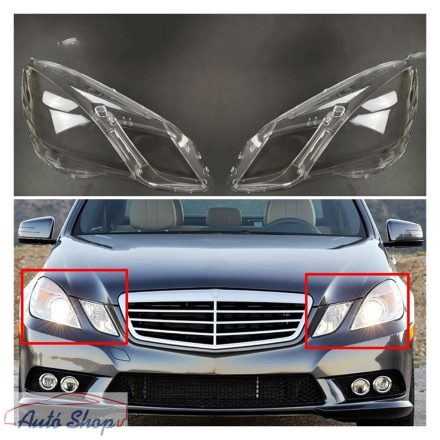 Mercedes W212 E-Class lámpabúra, lámpa búra fényszóró búra 2009-2013