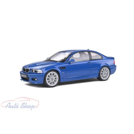 Bmw E46 M3 Laguna Seca blue Solido 1:18 1/18 Solido modellautó modell autó