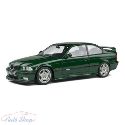 BMW E36 M3 COUPE GT British Racing Green 1:18 1/18 Solido modellautó modell autó Minőségi termék