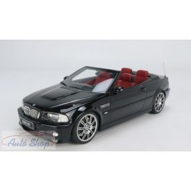   Bmw E46 M3 Feketea Solido 1:18 1/18 Solido modellautó modell autó