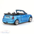 Mini Cooper S Cabriolet 1:32 Kék modellautó modell autó Minőségi termék