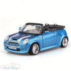 Mini Cooper S Cabriolet 1:32 Kék modellautó modell autó Minőségi termék