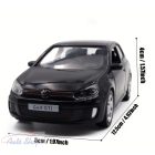 MAKEDA VW GOLF 6 VI - 1:36 1/36 GTI Fekete modellautó modell autó Minőségi termék
