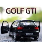 MAKEDA VW GOLF 6 VI - 1:36 1/36 GTI Fekete modellautó modell autó Minőségi termék