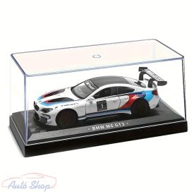   BMW M6 GT3  - 1:43 1/43 Fehér modellautó modell autó ajándék tároló doboz 
