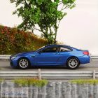 BURAGO BMW M6  - 1:43 1/43 Kék modellautó modell autó Minőségi termék