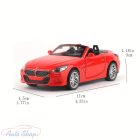 BURAGO BMW Z4 M40i  - 1:38 1/38 Kék modellautó modell autó Minőségi termék