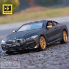 MAKEDA BMW M850i  - 1:44 1/44 Fekete modellautó modell autó  ajándék tároló doboz Minőségi termék