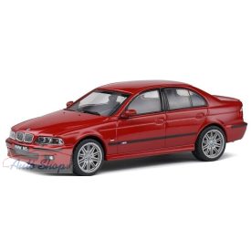   BMW E39 M5 5.0 V8 2003 - piros 1:43 1/43 Solido modellautó modell autó Minőségi termék