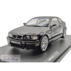 Bmw E46 M3 CSL Fekete Solido 1:18 1/18 Solido modellautó modell autó