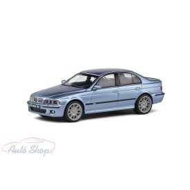   BMW E39 M5 5.0 V8 2003 - Kék 1:43 1/43 Solido modellautó modell autó Minőségi termék