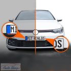 Keret nélküli rendszámtábla tartó 4 db időjárásálló keret nélküli Láthatatlan rendszámtáblatartó